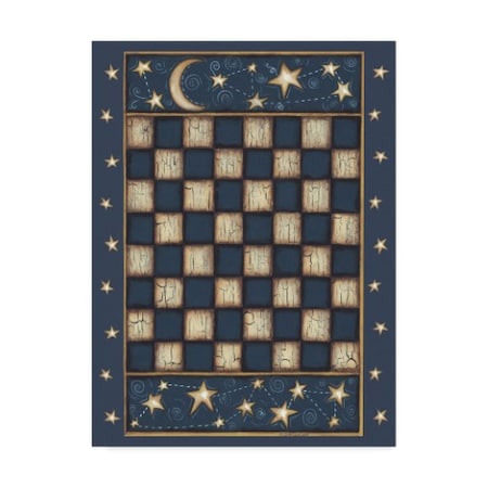Robin Betterley 'Star Checkerboard' Canvas Art,35x47
